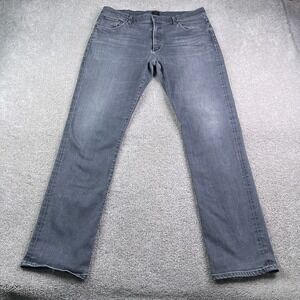 Citizens of Humanity Jeans Mens 38x33 Grey Gage Classic Straight Stretch Denim